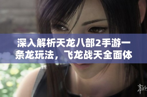 深入解析天龙八部2手游一条龙玩法，飞龙战天全面体验指南