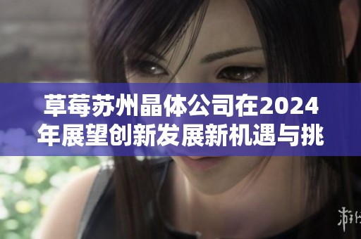 草莓苏州晶体公司在2024年展望创新发展新机遇与挑战