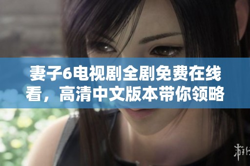 妻子6电视剧全剧免费在线看，高清中文版本带你领略精彩剧情