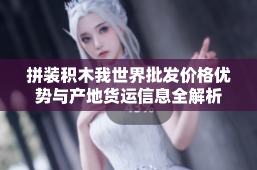 拼装积木我世界批发价格优势与产地货运信息全解析