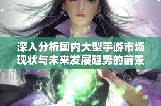 深入分析国内大型手游市场现状与未来发展趋势的前景探讨