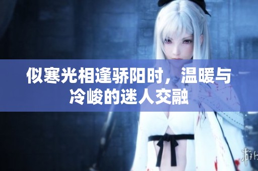 似寒光相逢骄阳时，温暖与冷峻的迷人交融