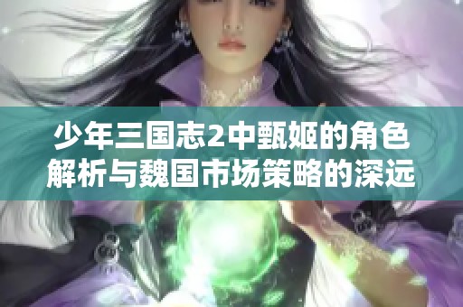 少年三国志2中甄姬的角色解析与魏国市场策略的深远影响