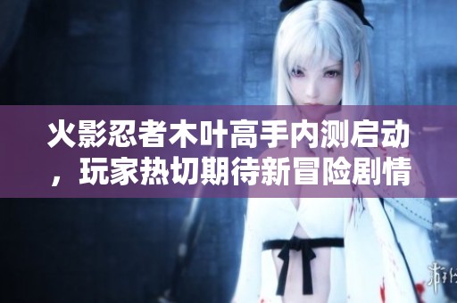 火影忍者木叶高手内测启动，玩家热切期待新冒险剧情