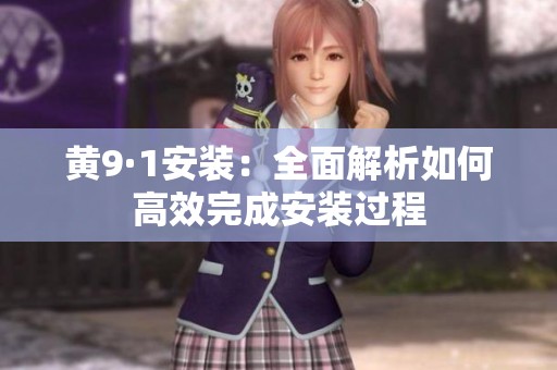 黄9·1安装：全面解析如何高效完成安装过程