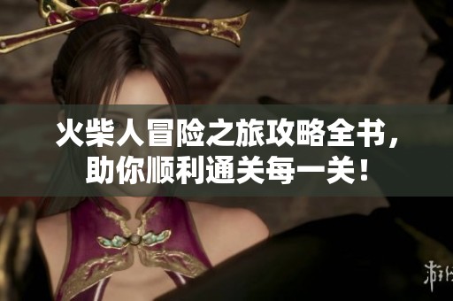 火柴人冒险之旅攻略全书，助你顺利通关每一关！