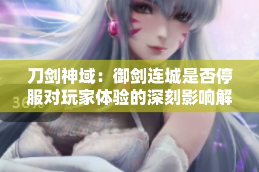 刀剑神域：御剑连城是否停服对玩家体验的深刻影响解析