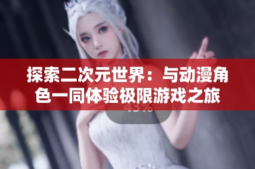 探索二次元世界：与动漫角色一同体验极限游戏之旅