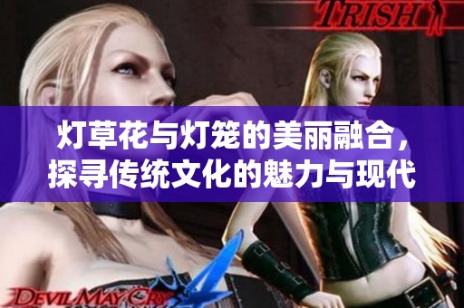 灯草花与灯笼的美丽融合，探寻传统文化的魅力与现代风情
