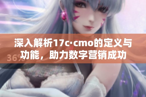 深入解析17c·cmo的定义与功能，助力数字营销成功