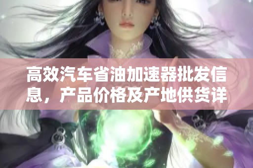 高效汽车省油加速器批发信息，产品价格及产地供货详解