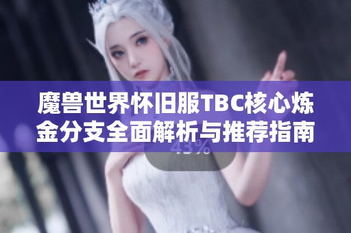 魔兽世界怀旧服TBC核心炼金分支全面解析与推荐指南