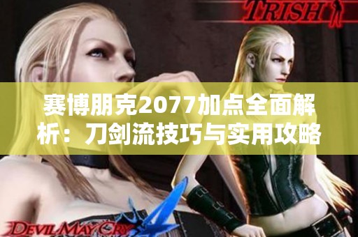 赛博朋克2077加点全面解析：刀剑流技巧与实用攻略推荐