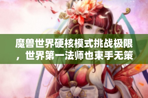 魔兽世界硬核模式挑战极限，世界第一法师也束手无策的真实经历