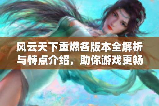 风云天下重燃各版本全解析与特点介绍，助你游戏更畅快
