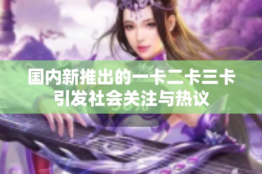 国内新推出的一卡二卡三卡引发社会关注与热议