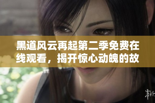 黑道风云再起第二季免费在线观看，揭开惊心动魄的故事篇章