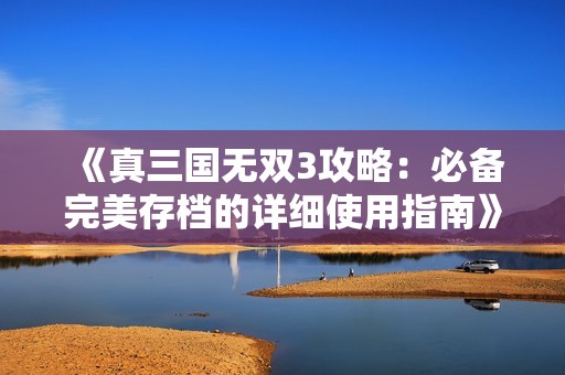 《真三国无双3攻略：必备完美存档的详细使用指南》