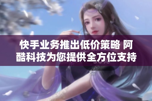 快手业务推出低价策略 阿酷科技为您提供全方位支持与服务
