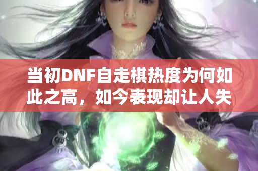当初DNF自走棋热度为何如此之高，如今表现却让人失望