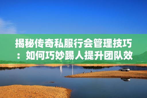 揭秘传奇私服行会管理技巧：如何巧妙踢人提升团队效率